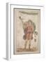 Standing Deity Holding a Horn and Bucket, from Pompeii (Fresco)-Roman-Framed Giclee Print