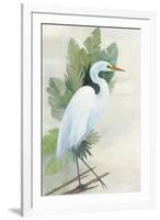 Standing Egret I Crop-Avery Tillmon-Framed Art Print