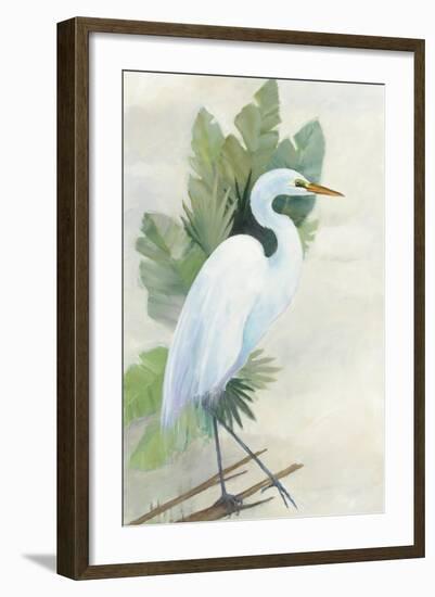 Standing Egret I Crop-Avery Tillmon-Framed Art Print