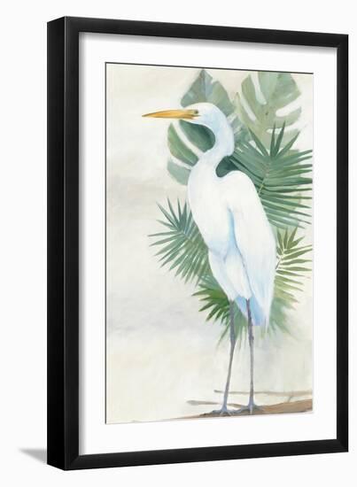 Standing Egret II Crop-Avery Tillmon-Framed Art Print