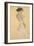 Standing Female Nude, 1912-Egon Schiele-Framed Giclee Print