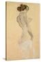 Standing Female Nude, 1912-Egon Schiele-Stretched Canvas