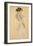 Standing Female Nude, 1912-Egon Schiele-Framed Premium Giclee Print