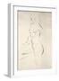 Standing Female Nude, 1927-Eric Gill-Framed Giclee Print