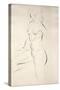 Standing Female Nude, 1927-Eric Gill-Stretched Canvas