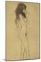 Standing Female Nude 1-Gustav Klimt-Mounted Giclee Print