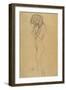 Standing Female Nude 2-Gustav Klimt-Framed Giclee Print