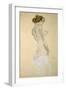 Standing Female Nude with White Shirt, 1912-Egon Schiele-Framed Giclee Print