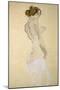 Standing Female Nude with White Shirt, 1912-Egon Schiele-Mounted Giclee Print