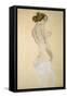 Standing Female Nude with White Shirt, 1912-Egon Schiele-Framed Stretched Canvas