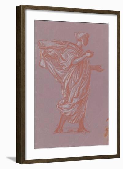 Standing Figure, c.1872-77-Elihu Vedder-Framed Giclee Print
