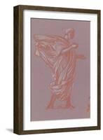 Standing Figure, c.1872-77-Elihu Vedder-Framed Giclee Print