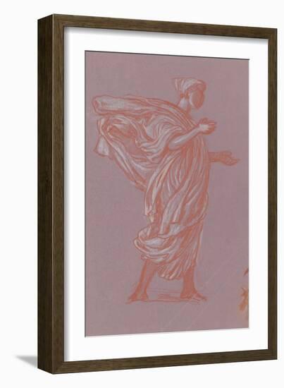 Standing Figure, c.1872-77-Elihu Vedder-Framed Giclee Print