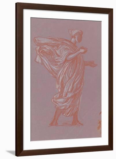 Standing Figure, c.1872-77-Elihu Vedder-Framed Giclee Print