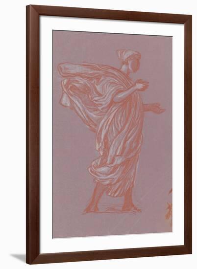 Standing Figure, c.1872-77-Elihu Vedder-Framed Giclee Print