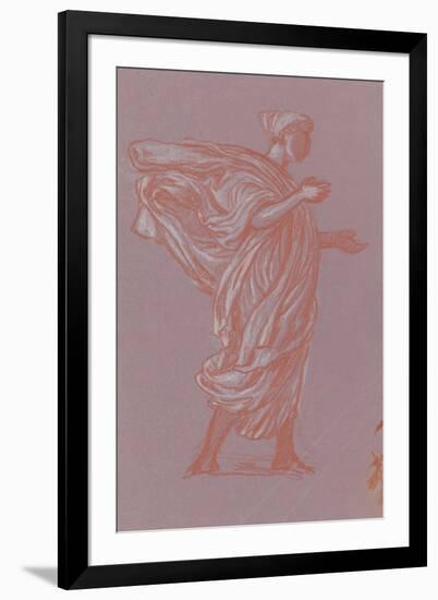 Standing Figure, c.1872-77-Elihu Vedder-Framed Giclee Print