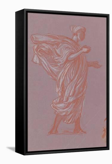 Standing Figure, c.1872-77-Elihu Vedder-Framed Stretched Canvas