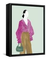 Standing Figure II-Melissa Wang-Framed Stretched Canvas