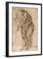 Standing Figure Leaning on a Staff, C.1510-Piero di Cosimo-Framed Giclee Print