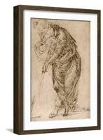 Standing Figure Leaning on a Staff, C.1510-Piero di Cosimo-Framed Giclee Print