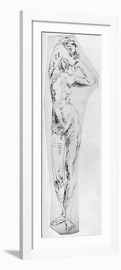 Standing Figure of a Girl, 1926-Frances Jennings-Framed Giclee Print