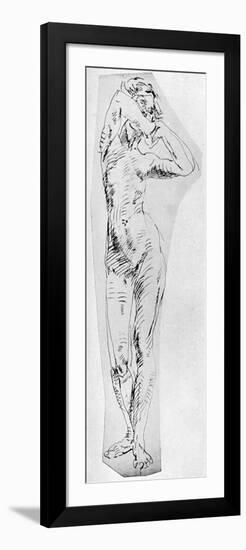 Standing Figure of a Girl, 1926-Frances Jennings-Framed Giclee Print