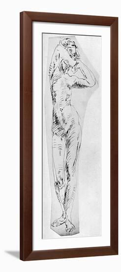 Standing Figure of a Girl, 1926-Frances Jennings-Framed Giclee Print