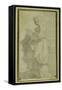 Standing Figure of a Girl with Bulky Draperies-Parmigianino-Framed Stretched Canvas