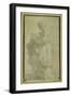 Standing Figure of a Girl with Bulky Draperies-Parmigianino-Framed Giclee Print