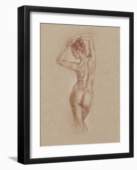 Standing Figure Study I-Ethan Harper-Framed Art Print