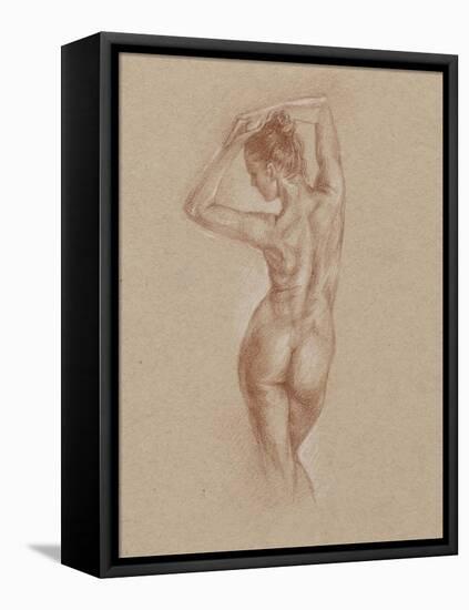 Standing Figure Study I-Ethan Harper-Framed Stretched Canvas