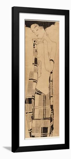 Standing Girl, C.1908-09-Egon Schiele-Framed Giclee Print