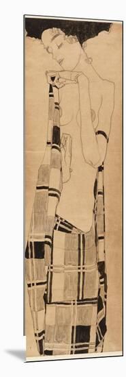 Standing Girl, C.1908-09-Egon Schiele-Mounted Giclee Print