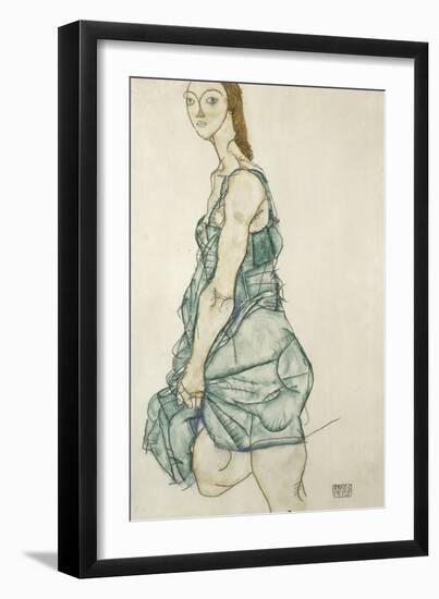 Standing Girl-Egon Schiele-Framed Giclee Print