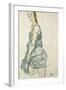 Standing Girl-Egon Schiele-Framed Giclee Print