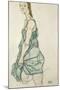 Standing Girl-Egon Schiele-Mounted Giclee Print