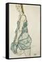 Standing Girl-Egon Schiele-Framed Stretched Canvas