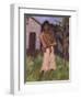 Standing Gypsy with Children; Stehende Zigeunerin Mit Kind, 1927-Otto Muller or Mueller-Framed Giclee Print