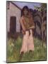 Standing Gypsy with Children; Stehende Zigeunerin Mit Kind, 1927-Otto Muller or Mueller-Mounted Giclee Print