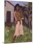 Standing Gypsy with Children; Stehende Zigeunerin Mit Kind, 1927-Otto Muller or Mueller-Mounted Giclee Print