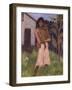 Standing Gypsy with Children; Stehende Zigeunerin Mit Kind, 1927-Otto Muller or Mueller-Framed Giclee Print