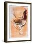 Standing Hen, 1998-Mark Adlington-Framed Giclee Print