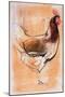 Standing Hen, 1998-Mark Adlington-Mounted Premium Giclee Print