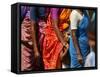 Standing in Queue to Receive Tsunami Relief Materials in Southern Indian State of Tamil Nadu-null-Framed Stretched Canvas