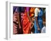 Standing in Queue to Receive Tsunami Relief Materials in Southern Indian State of Tamil Nadu-null-Framed Photographic Print