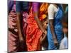 Standing in Queue to Receive Tsunami Relief Materials in Southern Indian State of Tamil Nadu-null-Mounted Photographic Print