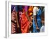 Standing in Queue to Receive Tsunami Relief Materials in Southern Indian State of Tamil Nadu-null-Framed Photographic Print