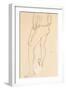 Standing Male Nude, 1913-Egon Schiele-Framed Giclee Print