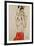 Standing Male Nude with Red Loincloth, 1914-Egon Schiele-Framed Giclee Print