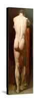 Standing Male Nude-William Etty-Stretched Canvas